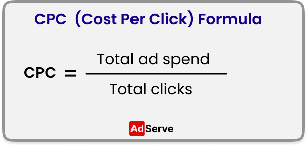 Cost Per Click (CPC) formula